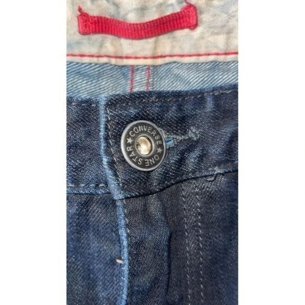 Converse One Star Premium Denim Vintage Straight distressed Jeans size 36 x 30